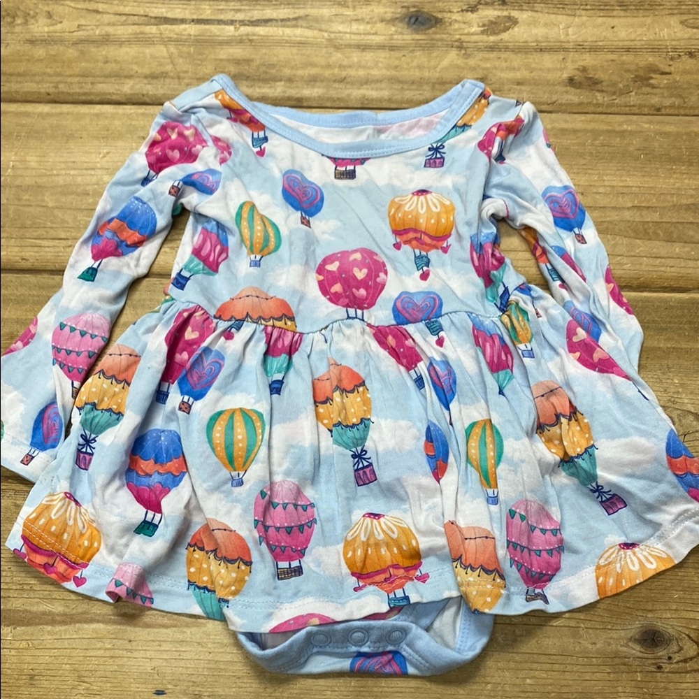 Colorful Hot Air Balloon Baby Dress